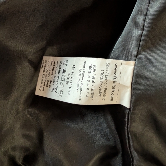 🖤 Fuinloth Black Quilted Vest - Picture 6 of 6